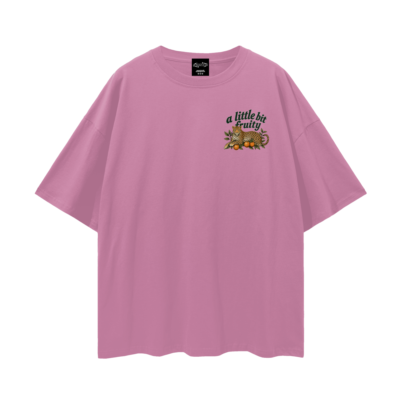 a little bit fruity Oversize Loose Drop Shoulder Tee ~ GAYSBIE