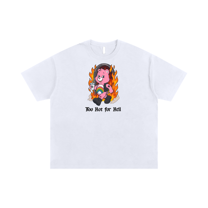 TOO HOT FOR HELL BEAR Oversize Signature Tee ~ GAYSBIE