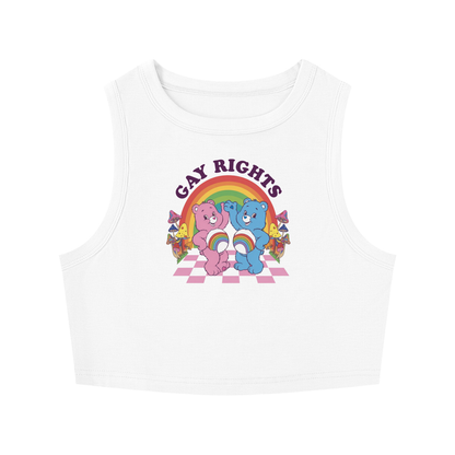 GAY RIGHTS BEARS Crop Tank ~ GAYSBIE