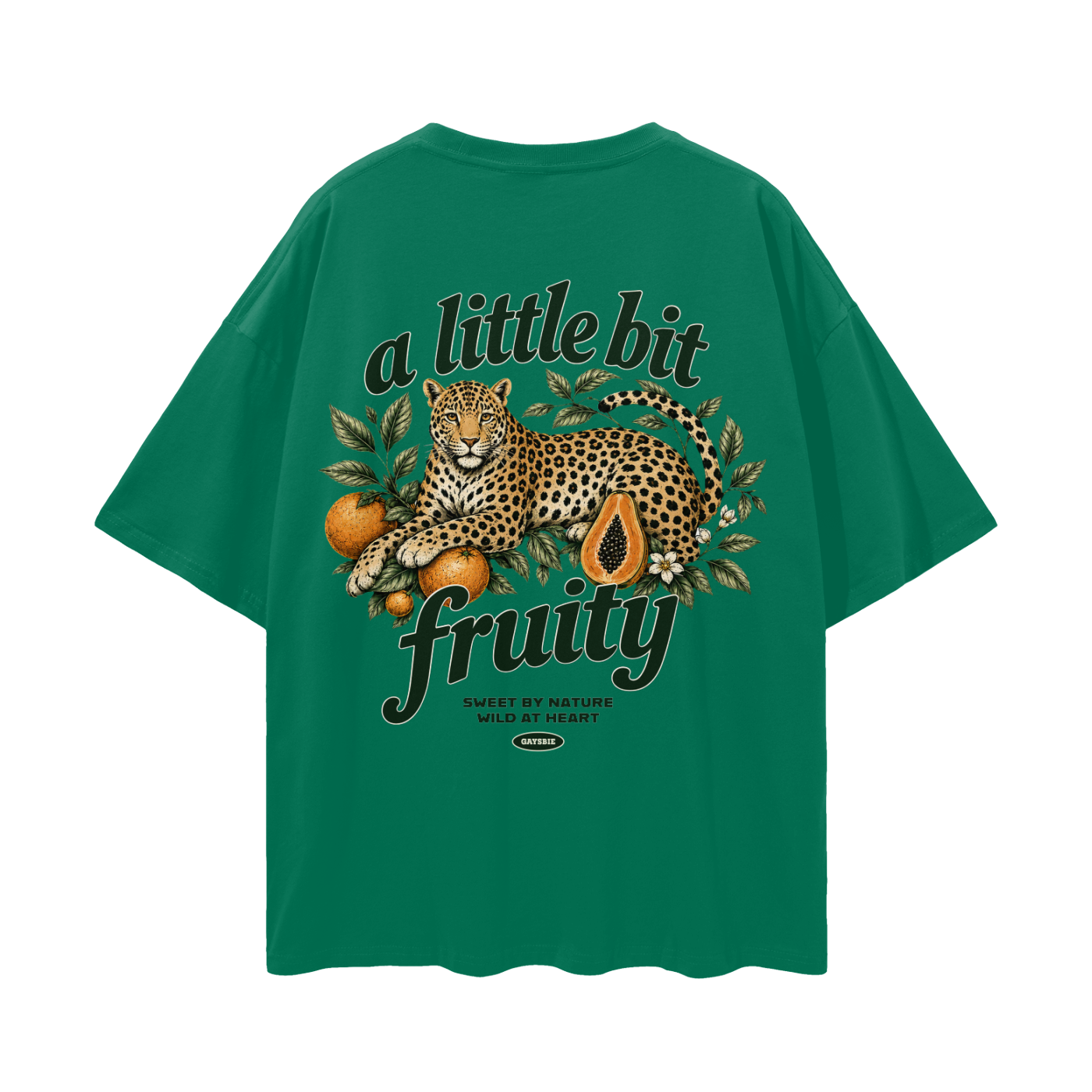 a little bit fruity Oversize Loose Drop Shoulder Tee ~ GAYSBIE