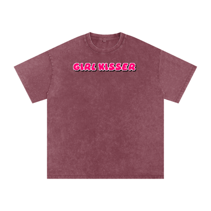 GIRL KISSER Premium Oversized Tee ~ GAYSBIE