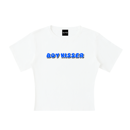 BOY KISSER Baby Tee ~ GAYSBIE