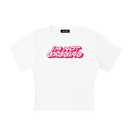 GAGGING Baby Tee ~ GAYSBIE