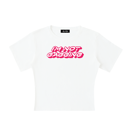 GAGGING Baby Tee ~ GAYSBIE