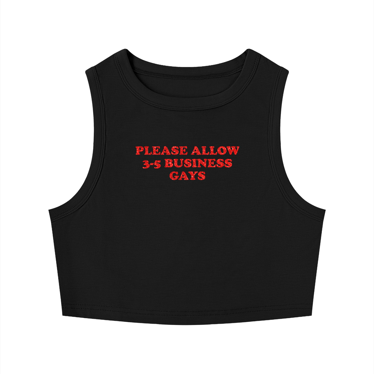 Women's Tight Crewneck Crop Tank Top