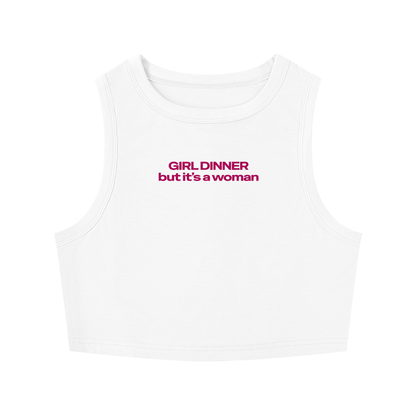 Women's Tight Crewneck Crop Tank Top