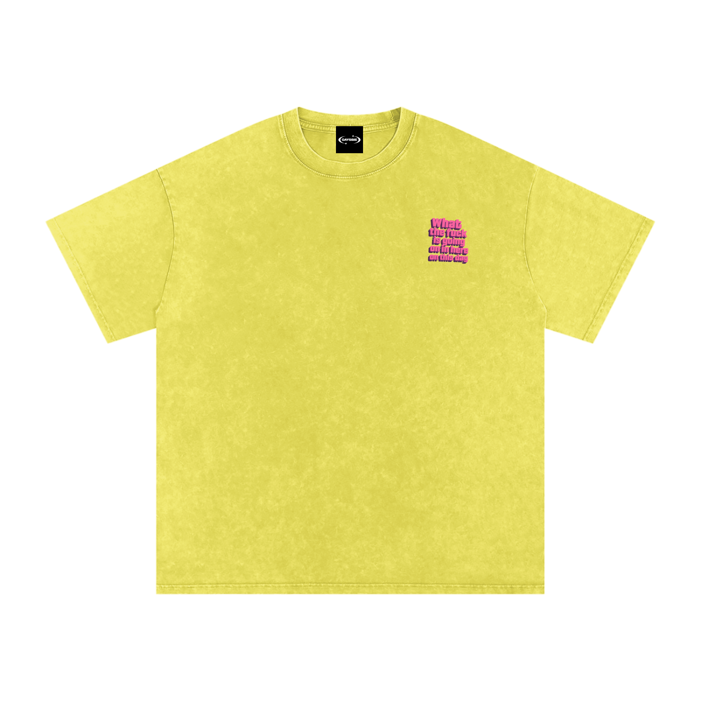 WTF IS HAPPENING Premium Oversized Tee ~ GAYSBIE