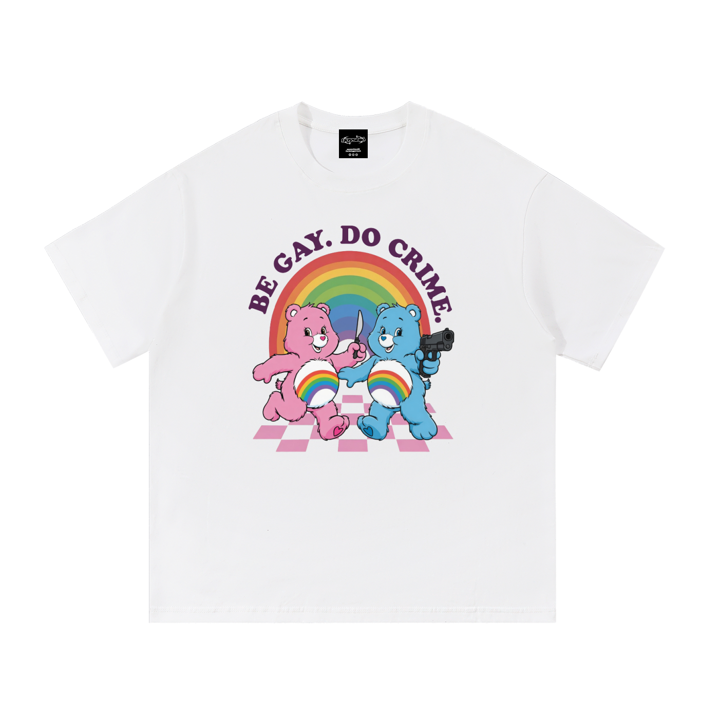 BE GAY DO CRIME Oversize Signature Tee ~ GAYSBIE