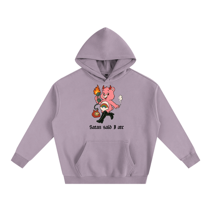 SATAN SAID I ATE BEAR Heavy Fleece Hoodie ~ GAYSBIE