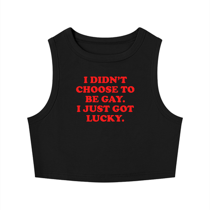 Women's Tight Crewneck Crop Tank Top