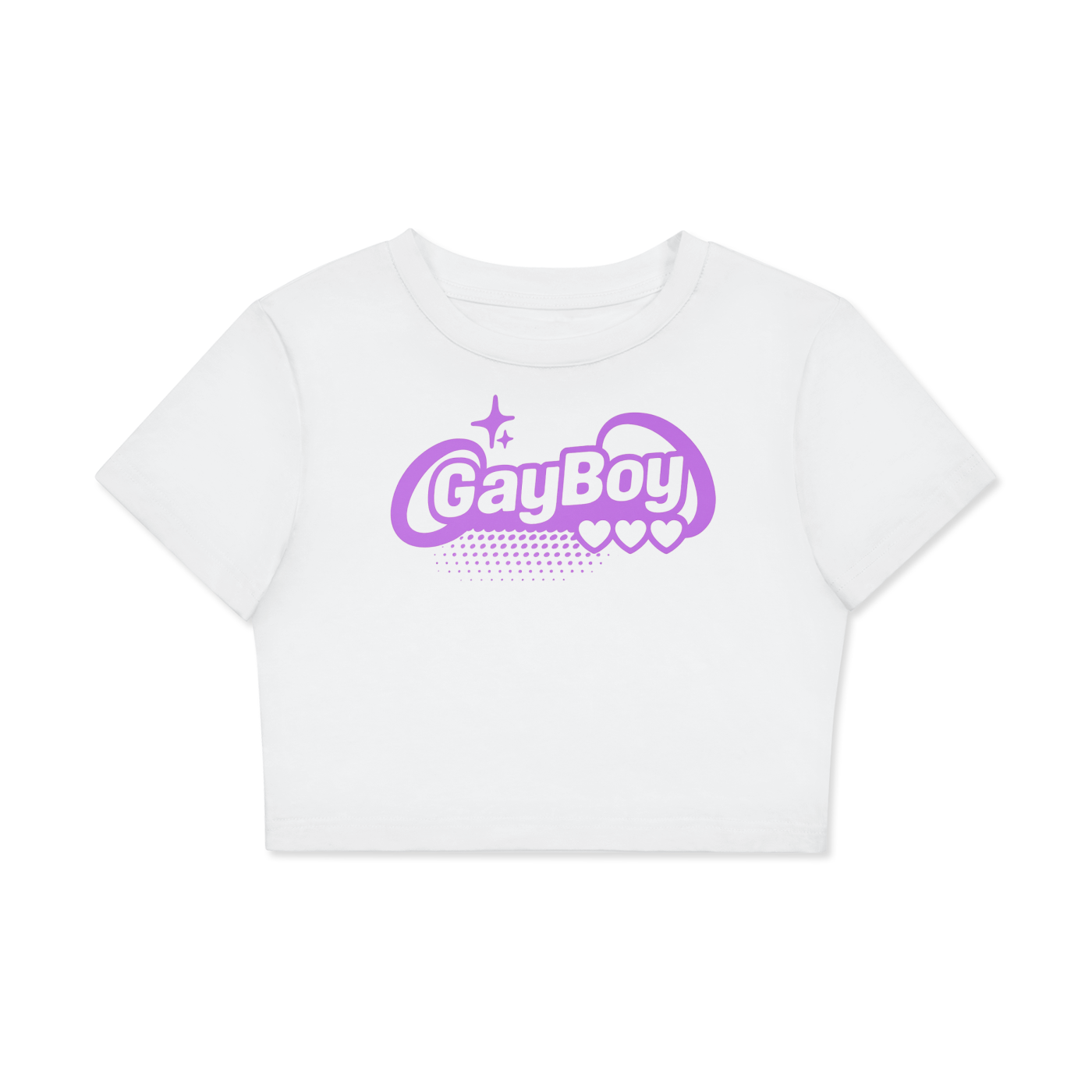 GayBoy Crop Tee ~ GAYSBIE