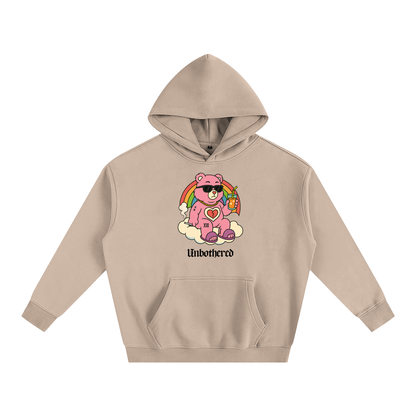 UNBOTHERED BEAR Heavy Fleece Hoodie ~ GAYSBIE