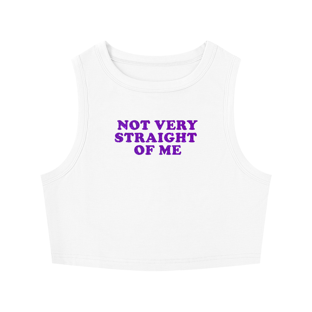Women's Tight Crewneck Crop Tank Top