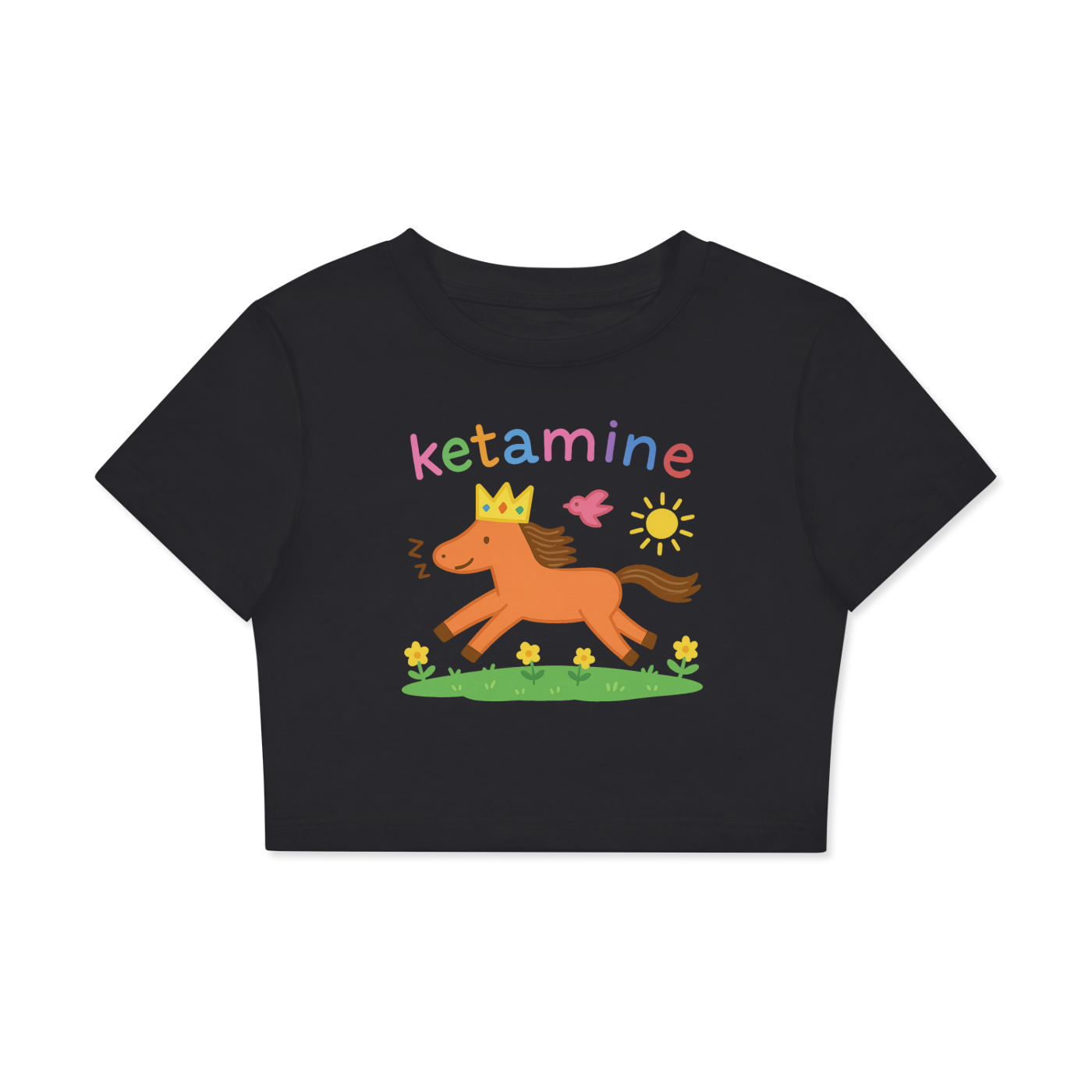 KETAMINE Fantasy Crop Tee ~ GAYSBIE
