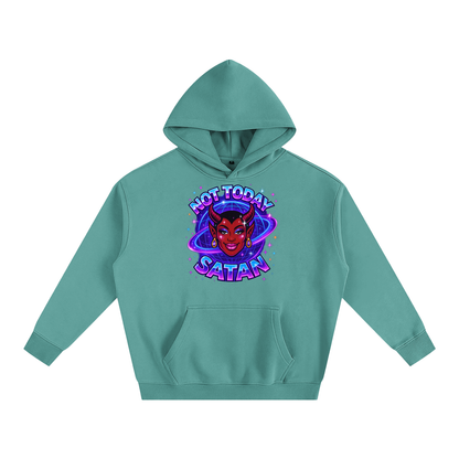 NOT TODAY SATAN Heavy Fleece Hoodie ~ GAYSBIE