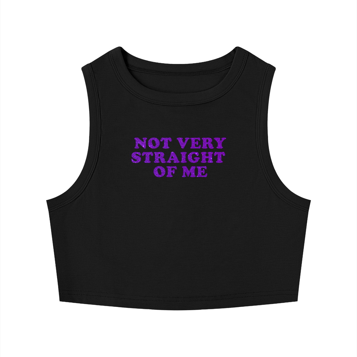 Women's Tight Crewneck Crop Tank Top