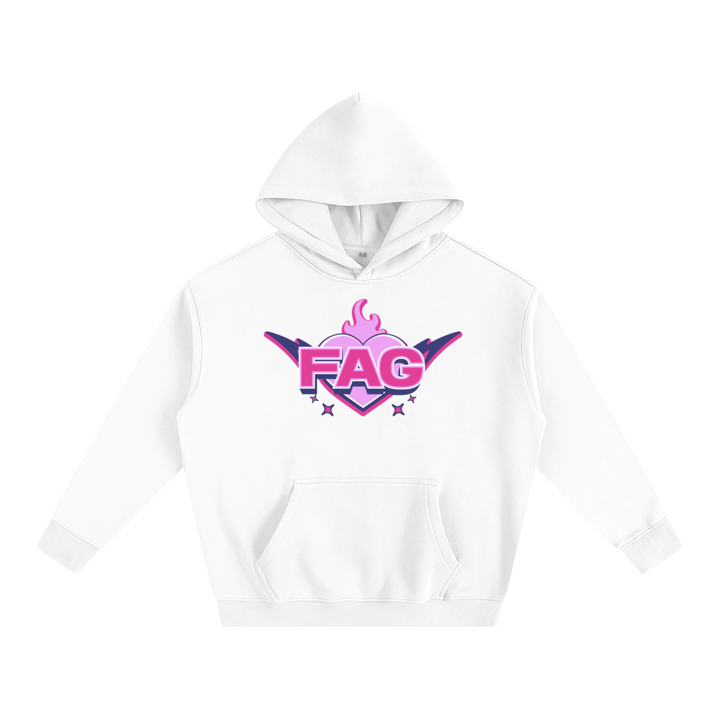FAG Heavy Fleece Hoodie ~ GAYSBIE
