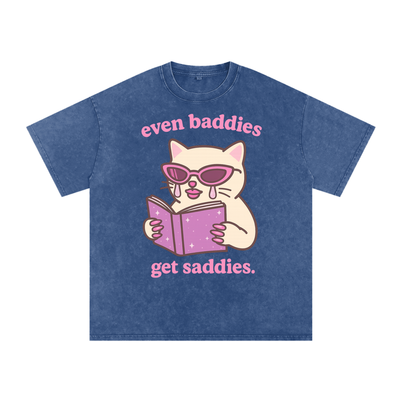 even baddies get saddies Premium Oversized Tee ~ GAYSBIE