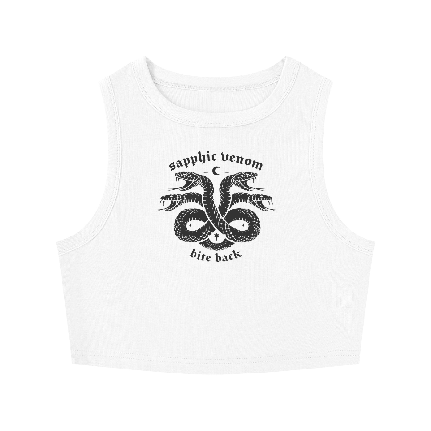 sapphic venom Crop Tank ~ GAYSBIE