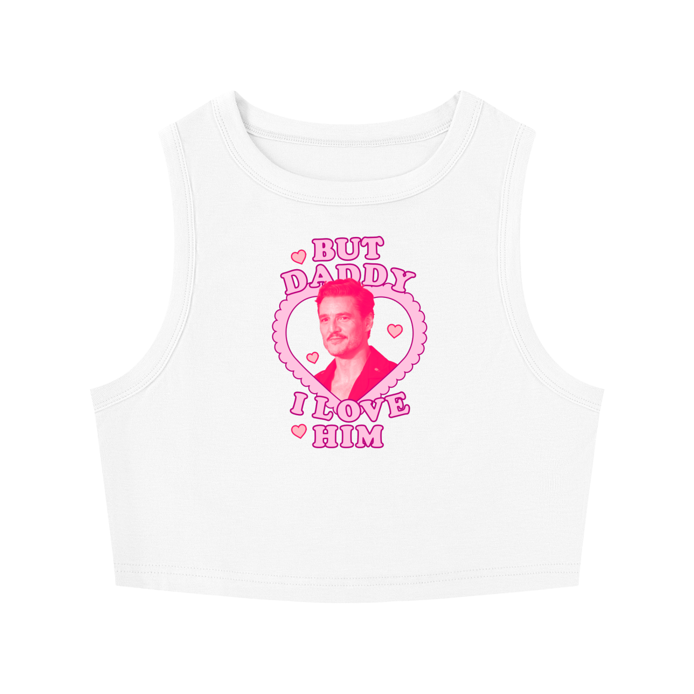 BUT DADDY I LOVE HIM PEDRO PASCAL Crop Tank ~ GAYSBIE