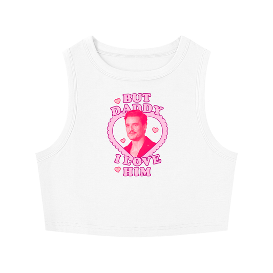 BUT DADDY I LOVE HIM PEDRO PASCAL Crop Tank ~ GAYSBIE