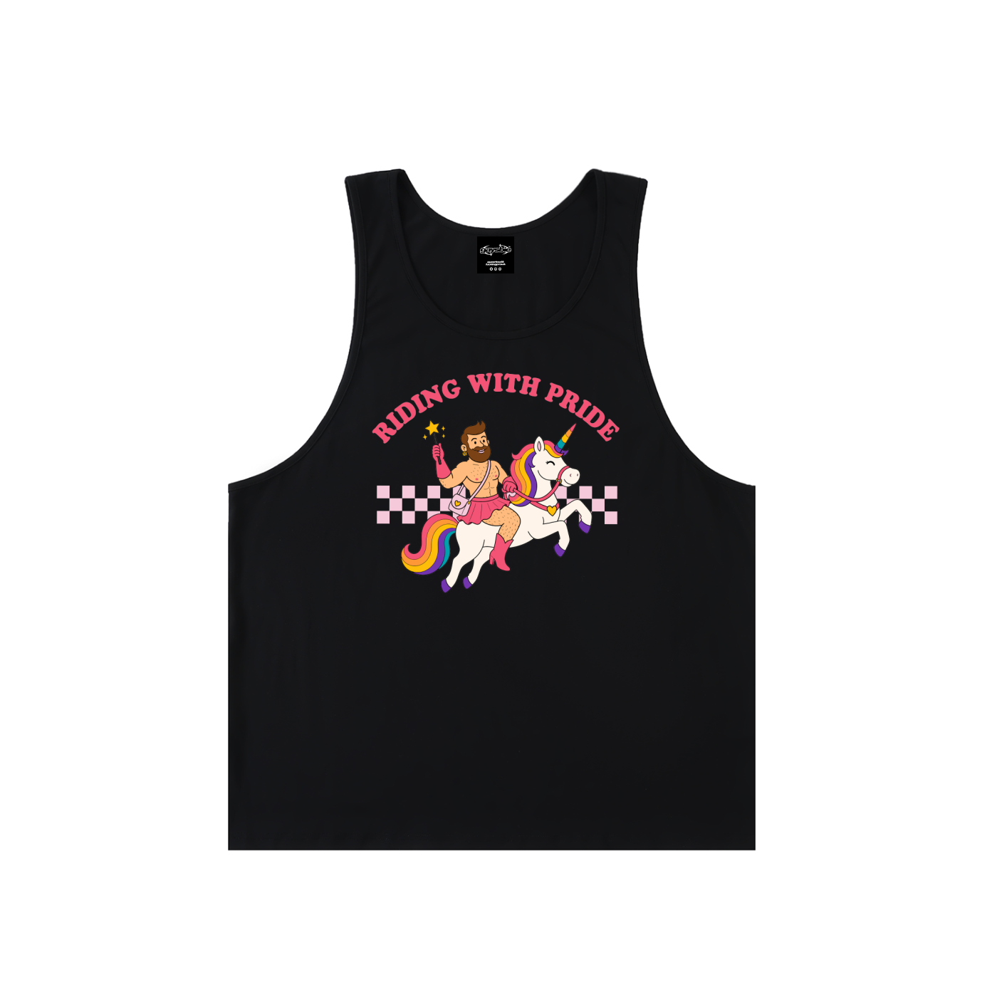 RIDING WITH PRIDE Unisex Loose Tank Top  Loose Tank Top ~ GAYSBIE