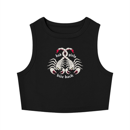 bad girls bite back goth Crop Tank ~ GAYSBIE