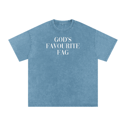 GOD'S FAVE FAG Premium Oversized Tee ~ GAYSBIE