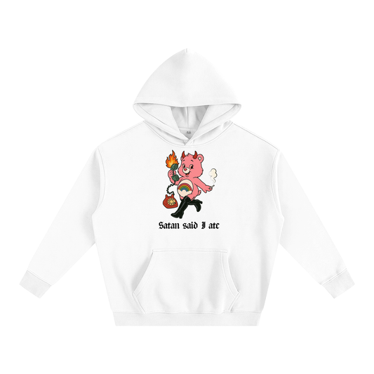 SATAN SAID I ATE BEAR Heavy Fleece Hoodie ~ GAYSBIE