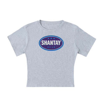 SHANTAY BADGE Baby Tee ~ GAYSBIE