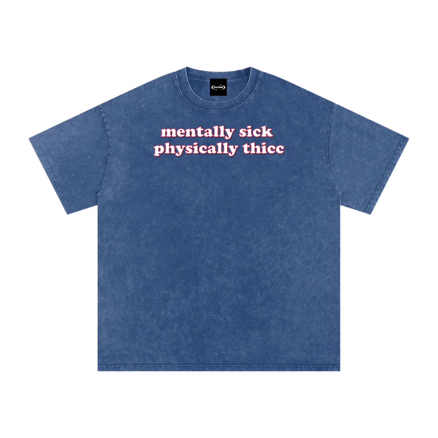 mentally sick physcially thicc Premium Oversized Tee ~ GAYSBIE