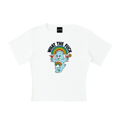 WHAT THE FUCK BEAR Baby Tee ~ GAYSBIE