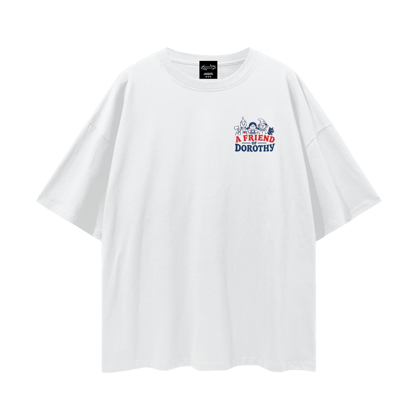 A friend of Dorothy Oversize Loose Drop Shoulder Tee ~ GAYSBIE
