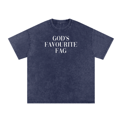 GOD'S FAVE FAG Premium Oversized Tee ~ GAYSBIE