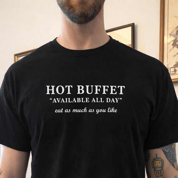HOT BUFFET Oversize Signature Tee ~ GAYSBIE