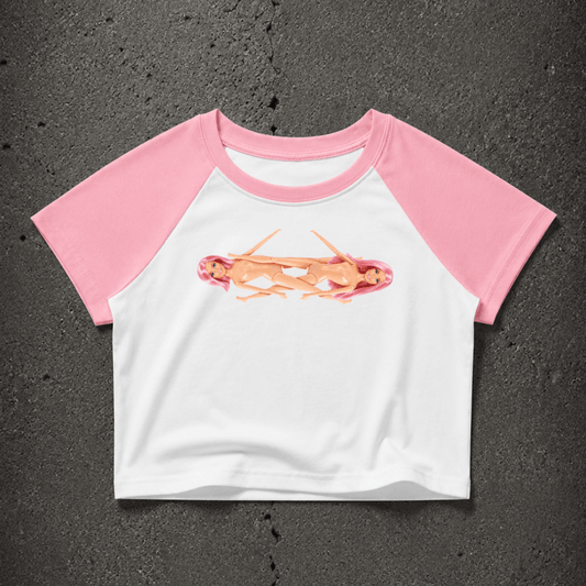 Lesbian Barbies Dual Panel Baby Tee ~ GAYSBIE