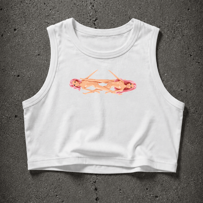 Lesbian Barbies Crop Tank ~ GAYSBIE