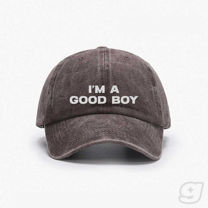 I'M A GOOD BOY Embroidered Cap ~ GAYSBIE