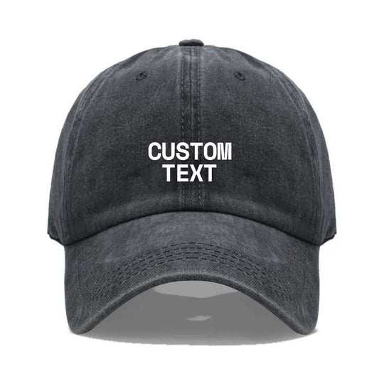 CUSTOM TEXT Embroidered Cap ~ GAYSBIE