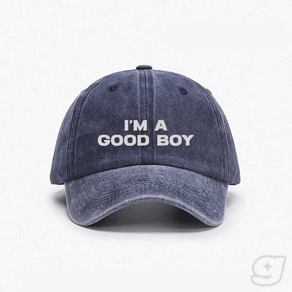 I'M A GOOD BOY Embroidered Cap ~ GAYSBIE