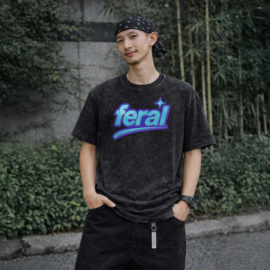 FERAL Y2K Premium Oversized Tee ~ GAYSBIE