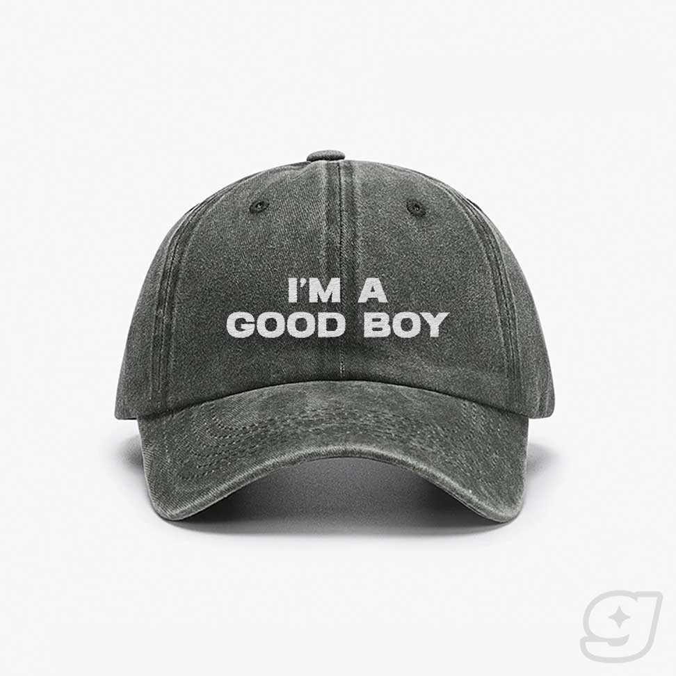 I'M A GOOD BOY Embroidered Cap ~ GAYSBIE