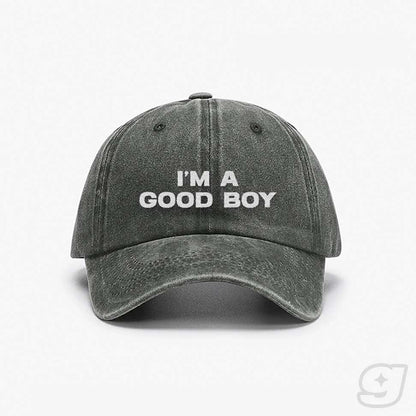 I'M A GOOD BOY Embroidered Cap ~ GAYSBIE
