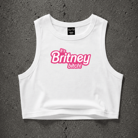 It's Britney Bitch Crop Tank ~ GAYSBIE