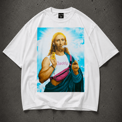 GAY JESUS Oversize Loose Drop Shoulder Tee ~ GAYSBIE
