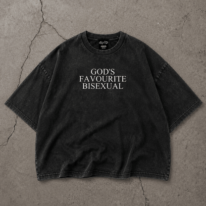 GOD'S FAVOURITE BISEXUAL Premium Oversized Tee ~ GAYSBIE