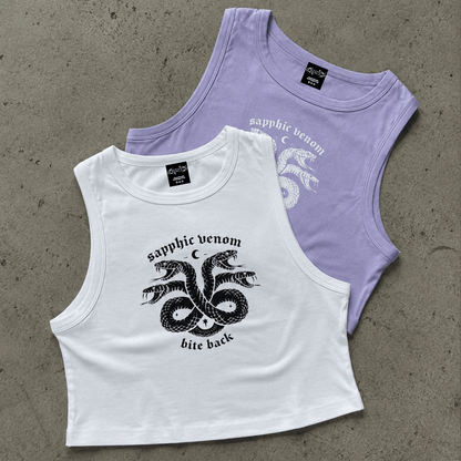 sapphic venom Crop Tank ~ GAYSBIE