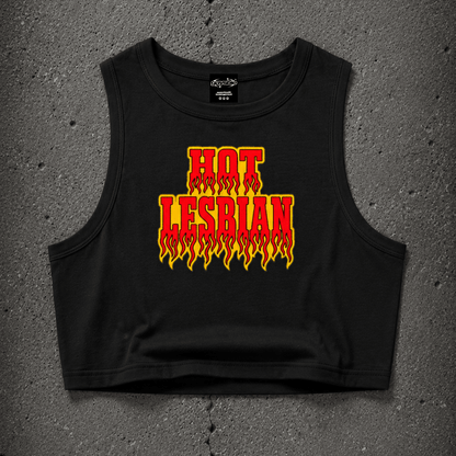 HOT LESBIAN Crop Tank ~ GAYSBIE