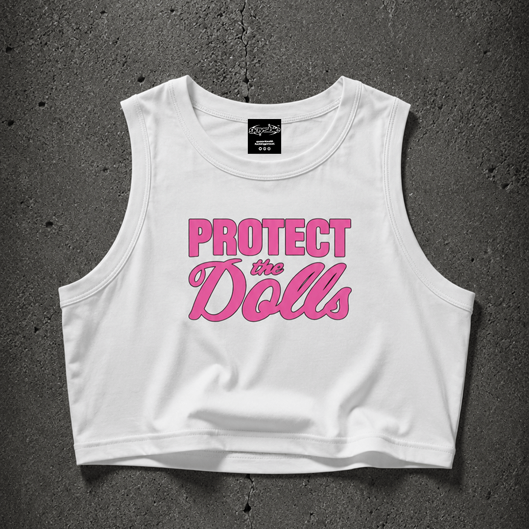 PROTECT THE DOLLS Crop Tank ~ GAYSBIE