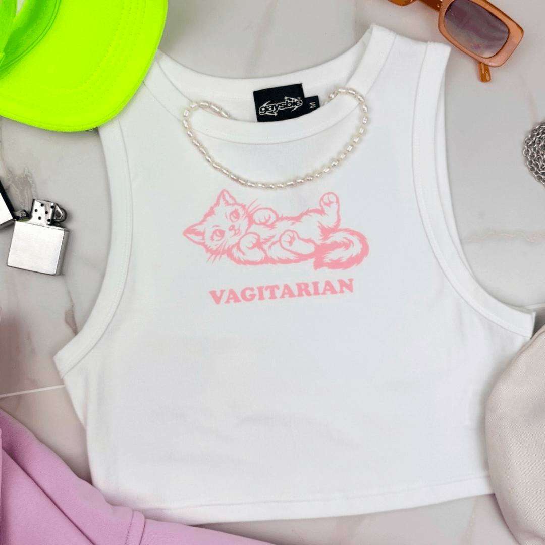 VAGITARIAN Crop Tank ~ GAYSBIE